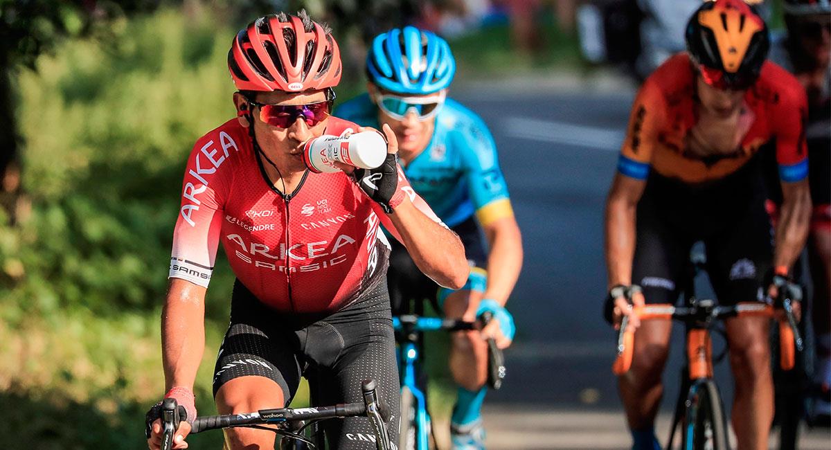 Nairo Quintana perdió tiempo en la novena etapa del Tour de Francia. Foto: EFE
