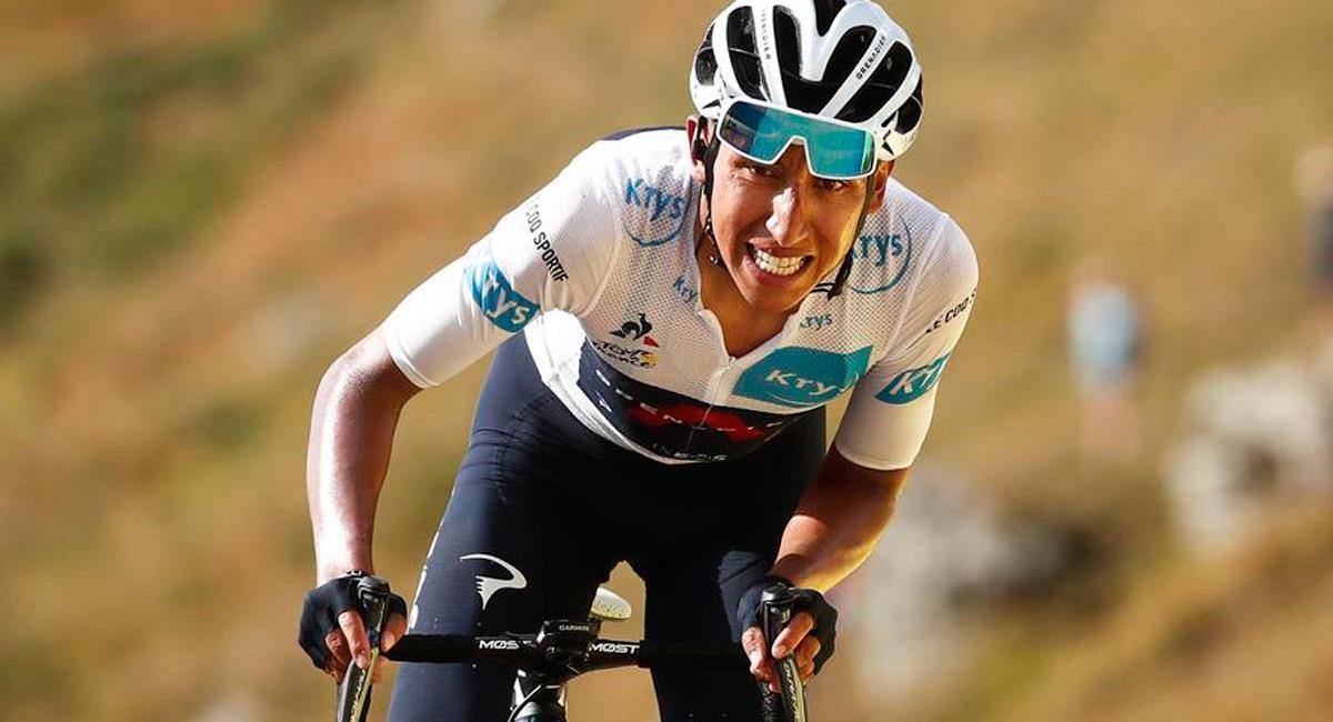 Egan Bernal en la etapa 13 del Tour de Francia 2020. Foto: EFE