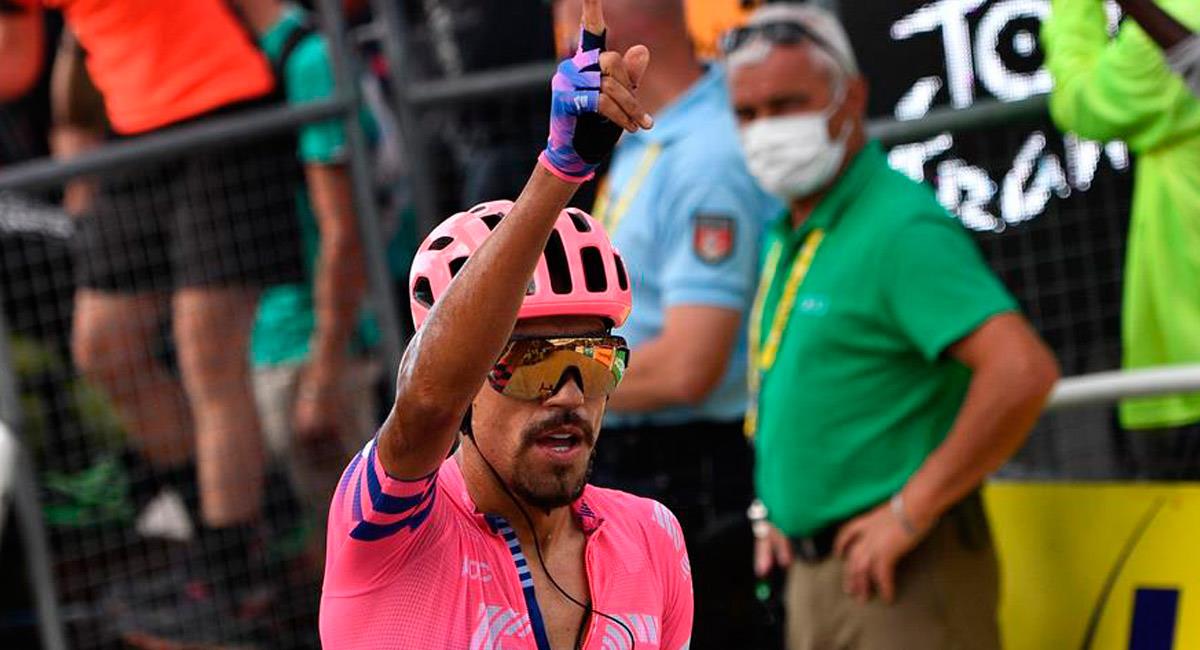 Daniel Felipe Martínez consigue la victoria 21 para Colombia en el Tour de Francia. Foto: EFE