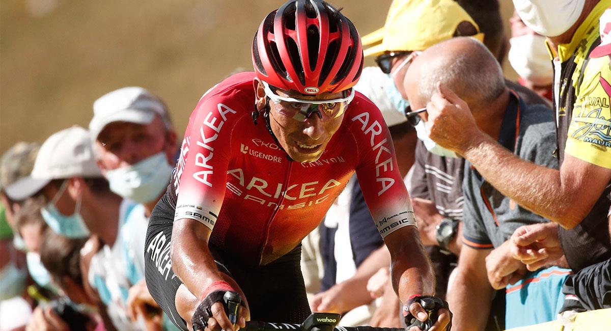 Nairo Quintana luchará por estar en el podio del Tour de Francia. Foto: EFE