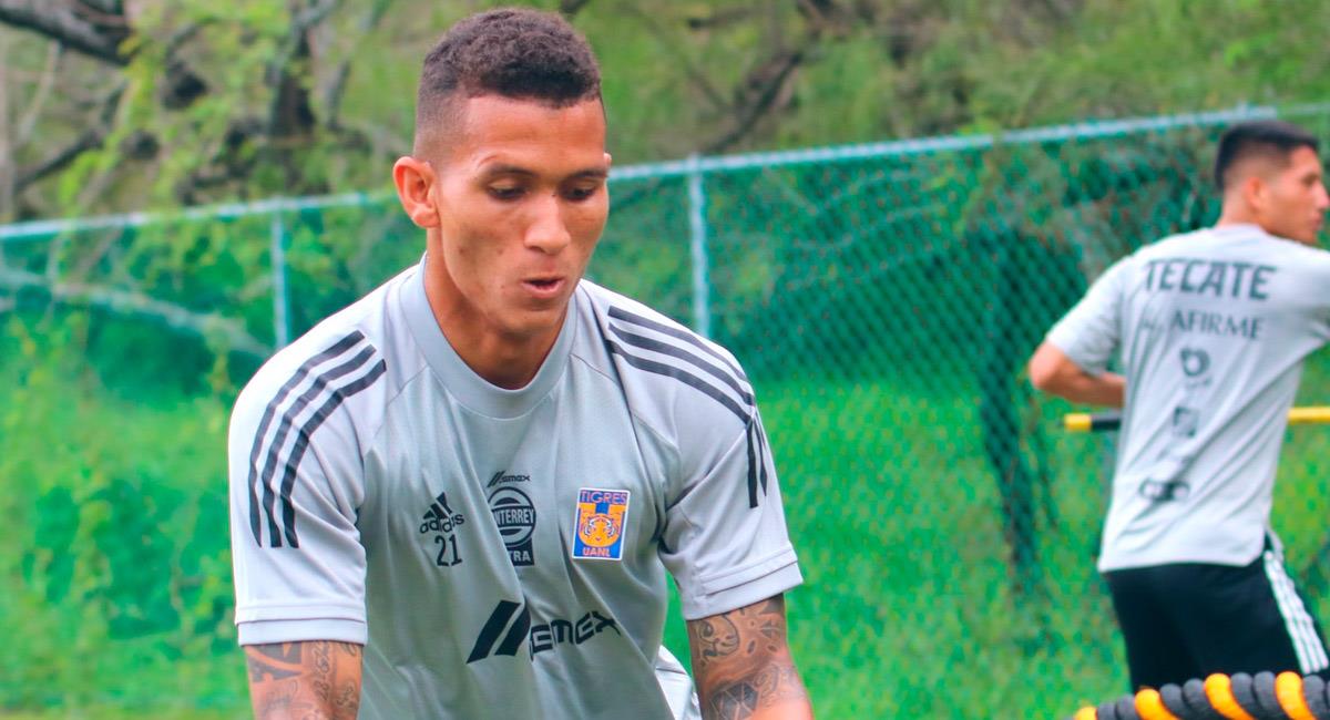 Francisco Meza, jugador colombiano en Tigres. Foto: Twitter @TigresOficial