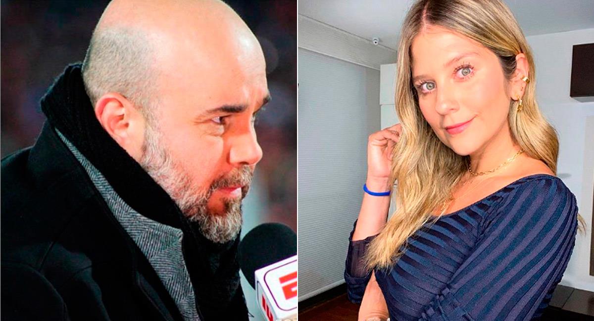 Andrés Marocco y Andrea Guerrero, presentadores en ESPN Colombia. Foto: Instagram @andreaguerreroquinte @amarocco