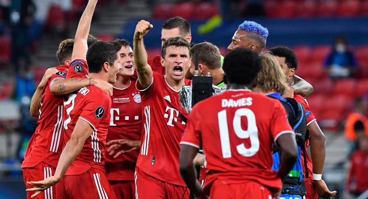 Bayern Múnich se corona campeón de la Supercopa de Europa. Foto: EFE