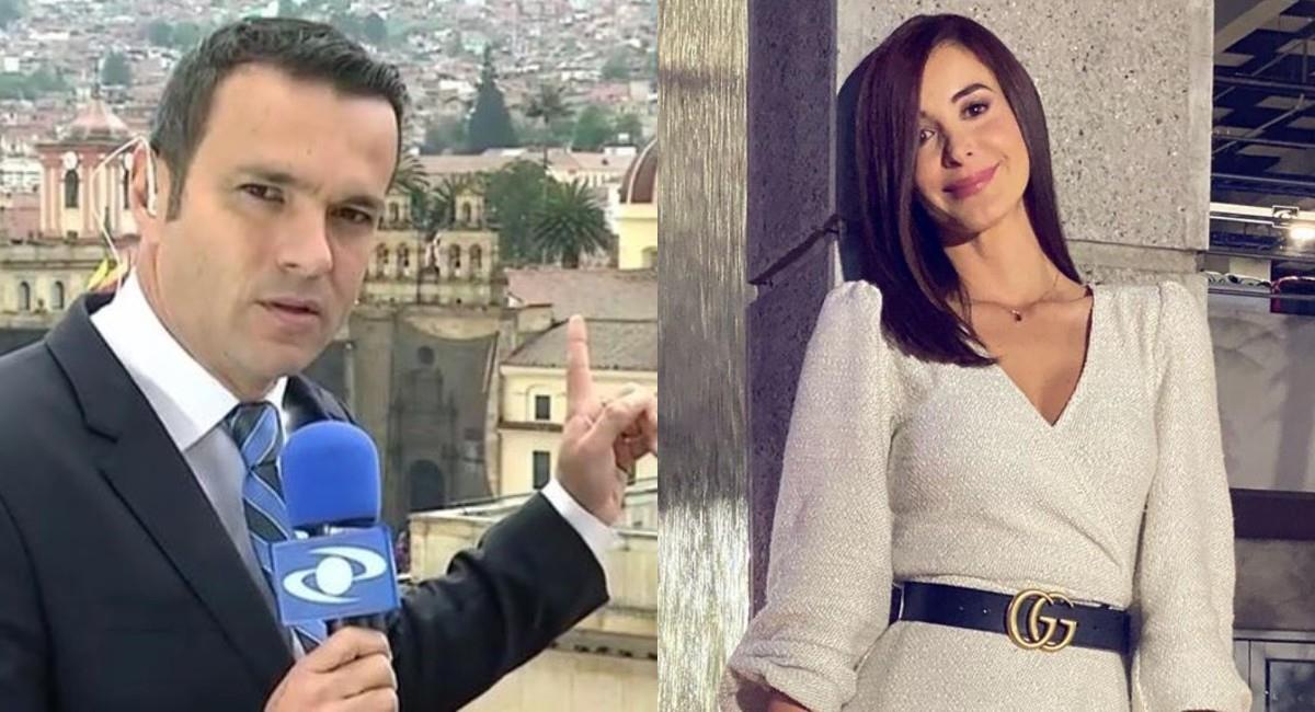 Juan Diego Alvira y Alejandra Giraldo de 'Noticias Caracol'. Foto: Instagram