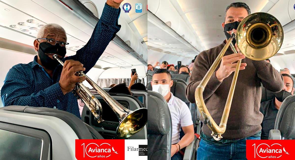 Lluvia de críticas a Avianca por concierto durante un vuelo en plena pandemia. Foto: Twitter @Avianca