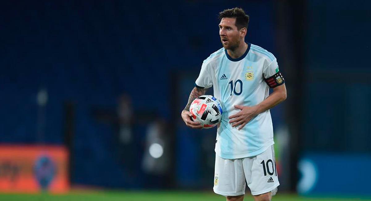 Lionel Messi anotó ante Ecuador. Foto: EFE