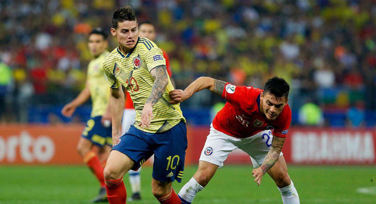 Colombia y Chile se enfrentaron por de forma oficial última vez en la Copa América de Brasil. Foto: Twitter @CopaAmerica