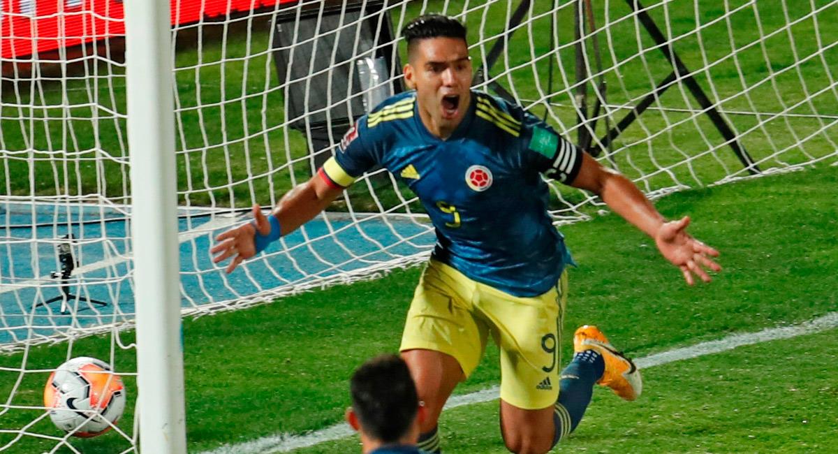 Falcao García anotó el empate de Colombia ante Chile. Foto: EFE