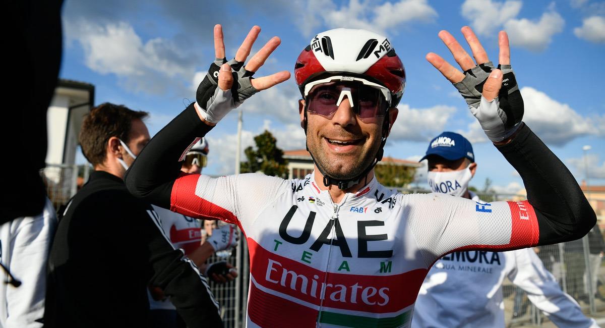 Diego Ulissi ganó la etapa 13 del Giro de Italia. Foto: Twitter @giroditalia