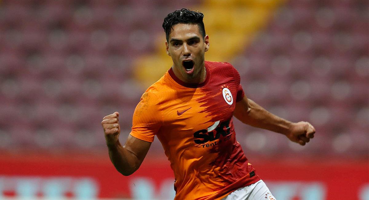 Falcao García sigue anotando goles en la Superliga de Turquía. Foto: Twitter @GalatasaraySK