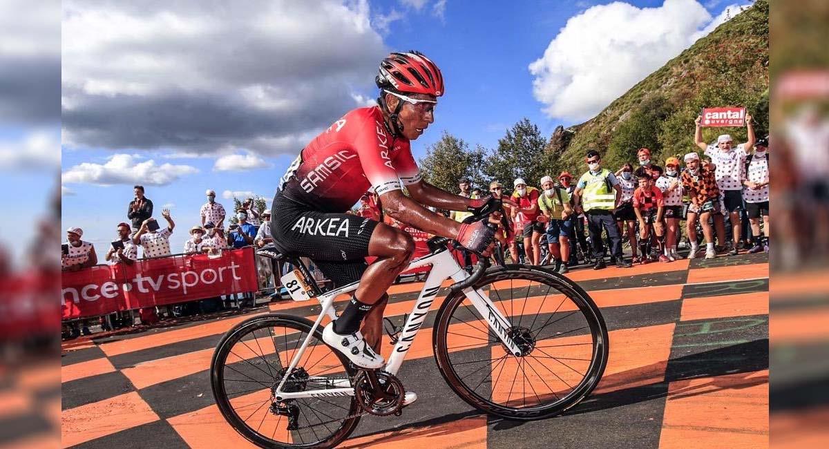 Nairo Quintana ocupó el puesto 17 en el Tour de Francia 2020. Foto: Twitter / @Arkea_Samsic
