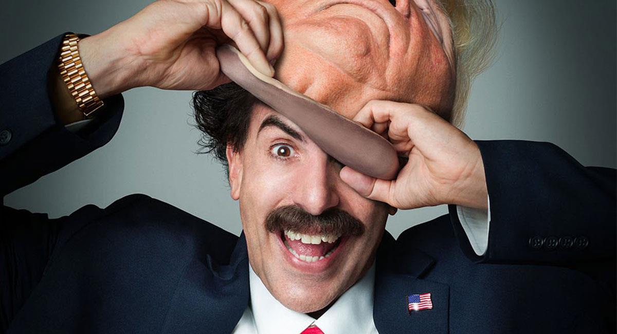 La nueva película de "Borat" fue estrenada justo en plena época electoral en Estados Unidos. Foto: Twitter @BoratSagdiyev