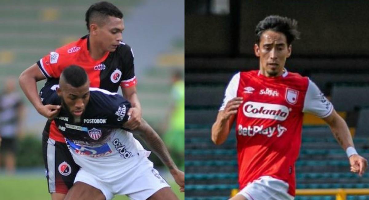 Junior venció a Cúcuta y Pasto empató con Santa Fe. Foto: Twitter Prensa redes Dimayor y Santa Fe.