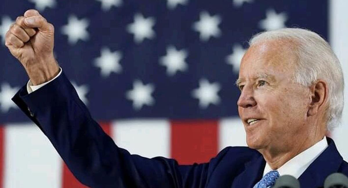 Joe Biden, candidato del Partido Demócrata es el nuevo presidente a falta de la confirmación del Colegio Electoral. Foto: Twitter @WalterAleman8
