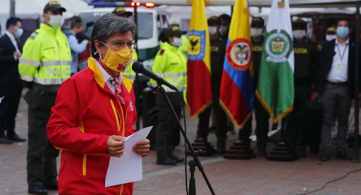 Claudia López, alcaldesa de Bogotá. Foto: Twitter / @ClaudiaLopez