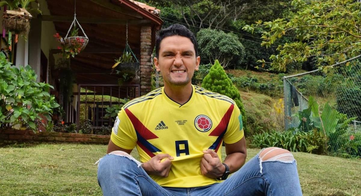 Abel Aguilar está comentando los partidos de clasificatorias en el Gol Caracol. Foto: Instagram @abelaguilart