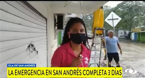 Corresponsal de 'Noticias Caracol' lloró al ver su casa destruida por el paso del huracán Iota