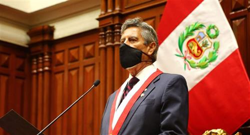 Francisco Sagasti hizo juramento como nuevo presidente de Perú
