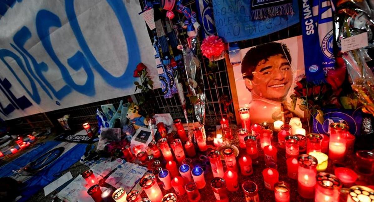 Diego Armando Maradona es recordado en el mundo entero. Foto: EFE