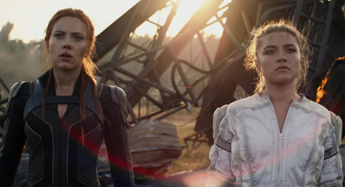 Scarlett Johansson y Florence Pugh protagonizan "Black Widow", la próxima cinta de Marvel. Foto: Twitter @theblackwidow