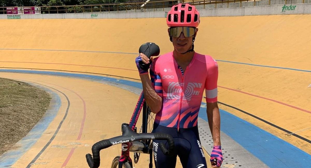 Rigoberto Urán, pedalista colombiano. Foto: Instagram @rigobertouran