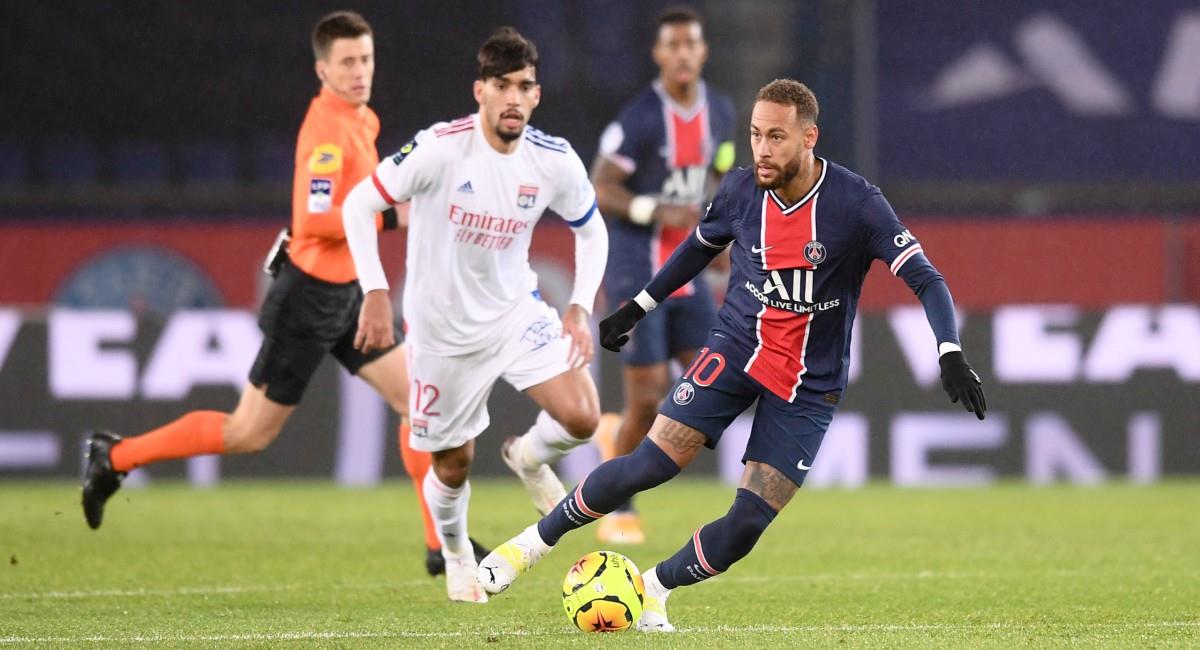 Neymar sufre dura lesión de tobillo. Foto: Twitter Prensa redes Ligue 1.