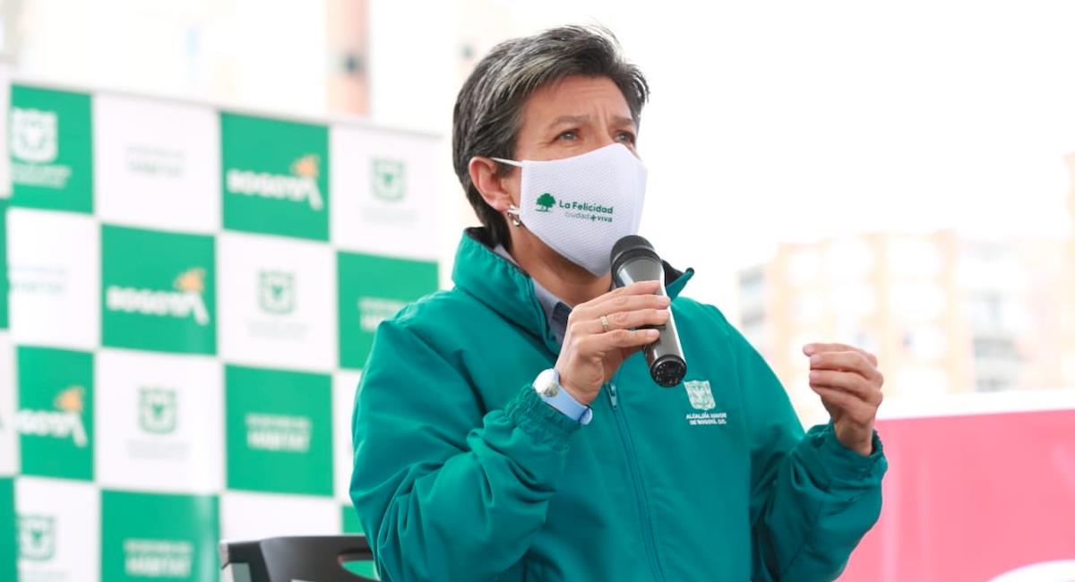 Claudia López, alcaldesa de Bogotá. Foto: Twitter @ClaudiaLopez
