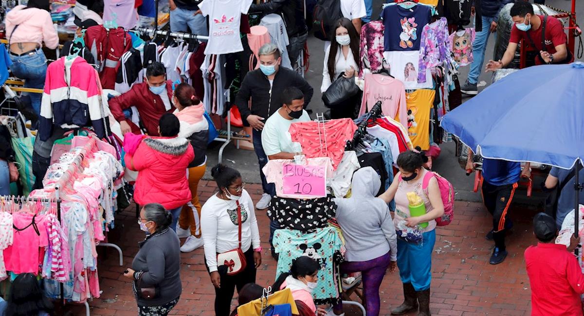 Colombia rompe récord de contagios. Foto: EFE