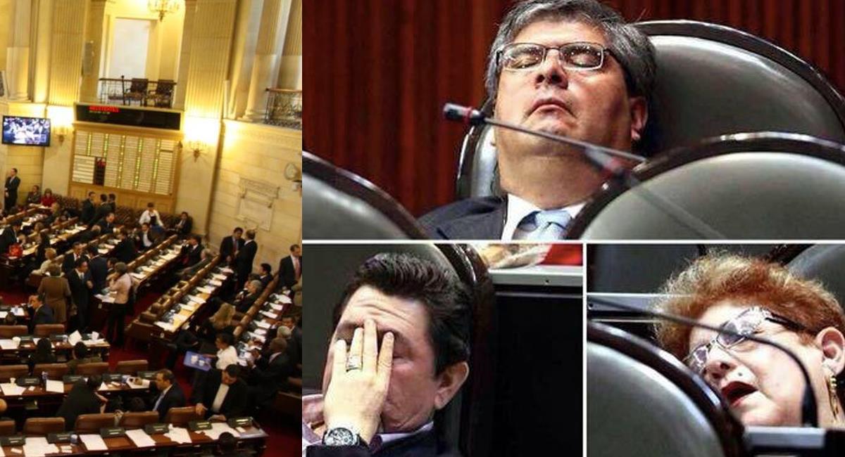 El Congreso de la República tiene para los habitantes colombianos una imagen de ineficiencia y corrupción. Foto: Twitter @CABLENOTICIAS