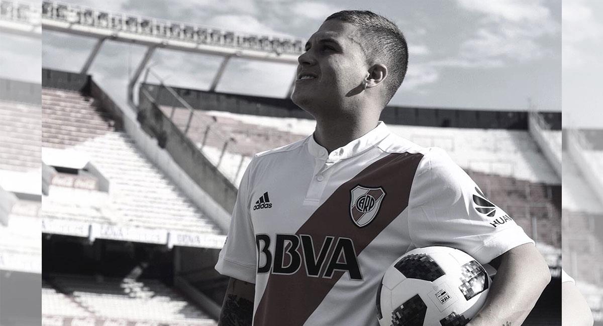 Juan Fernando Quintero quedará en la historia de River Plate. Foto: Twitter @RiverPlate