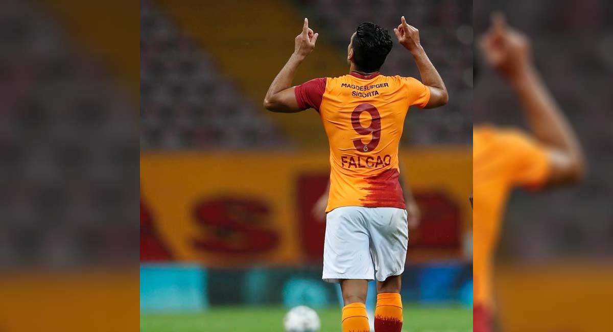 Radamel Falcao, delantero de Galatasaray. Foto: Twitter / @FALCAO