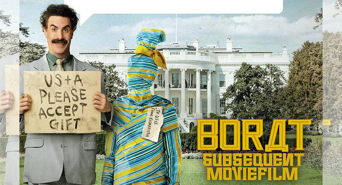 "Borat 2" fue estrenada en octubre de 2020, en pleno proceso electoral en EE.UU. Foto: Twitter @PrimeVideo