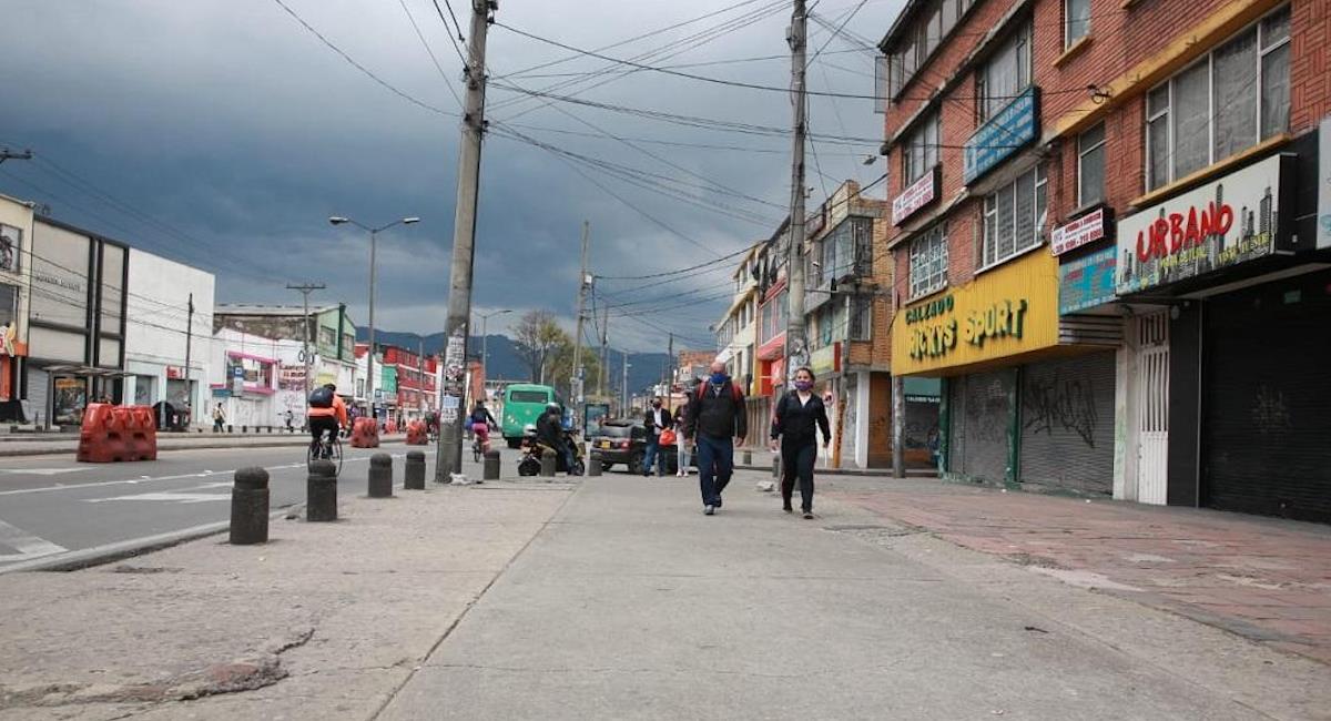 Inicia la restricción vehicular y de personas. Foto: Alcaldía de Bogotá