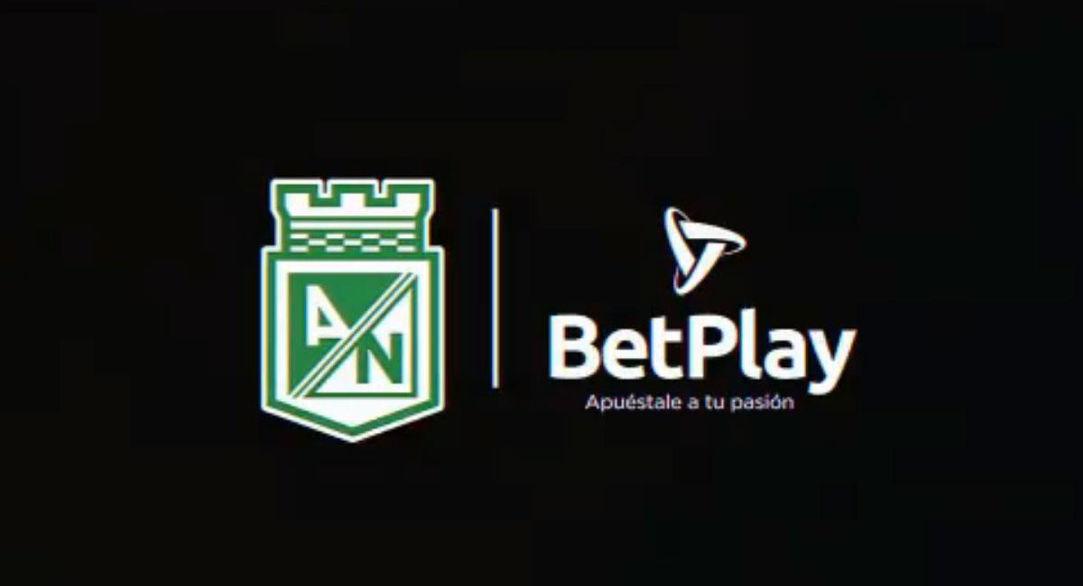 Atlético Nacional presentó a BetPlay como su patrocinador hasta el año 2023. Foto: Twitter @nacionaloficial