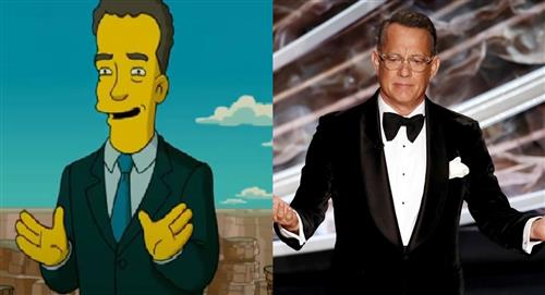 ¿Otra predicción de Los Simpson? Tom Hanks en la asunción presidencial de Joe Biden