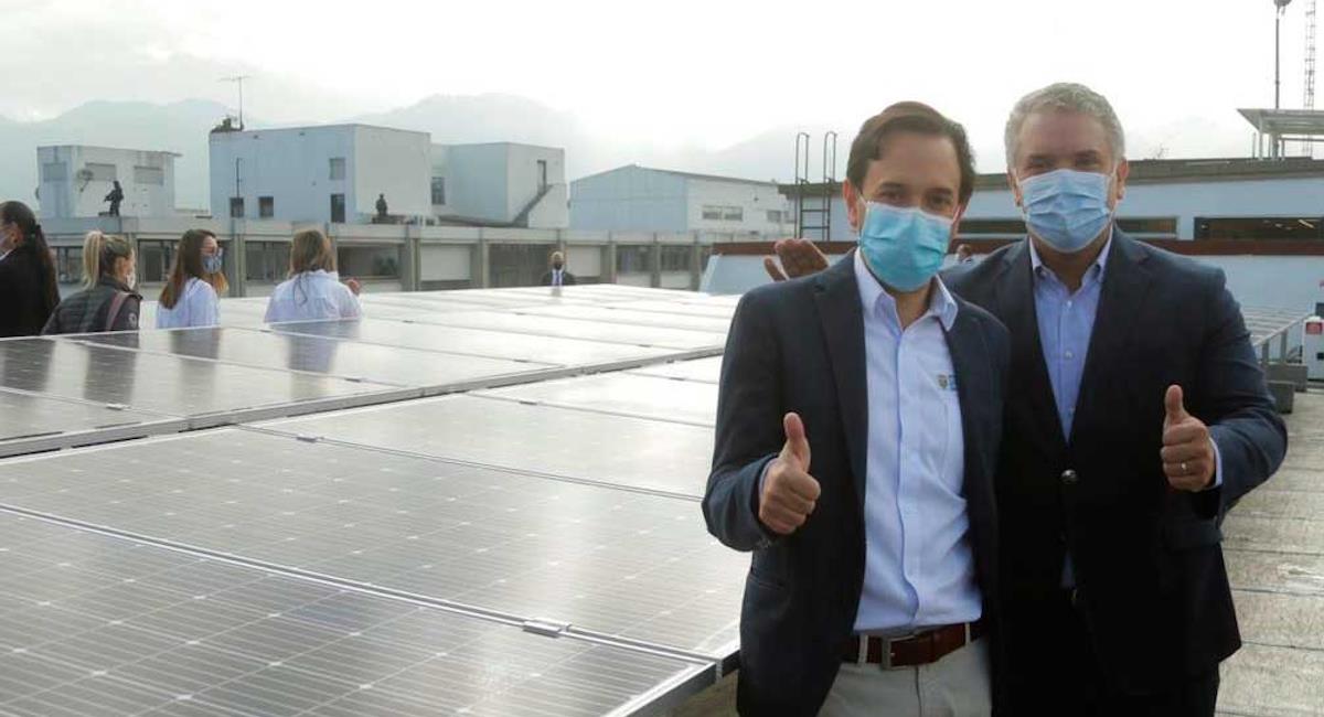 Duque habló sobre las energías renovables en Colombia. Foto: EFE