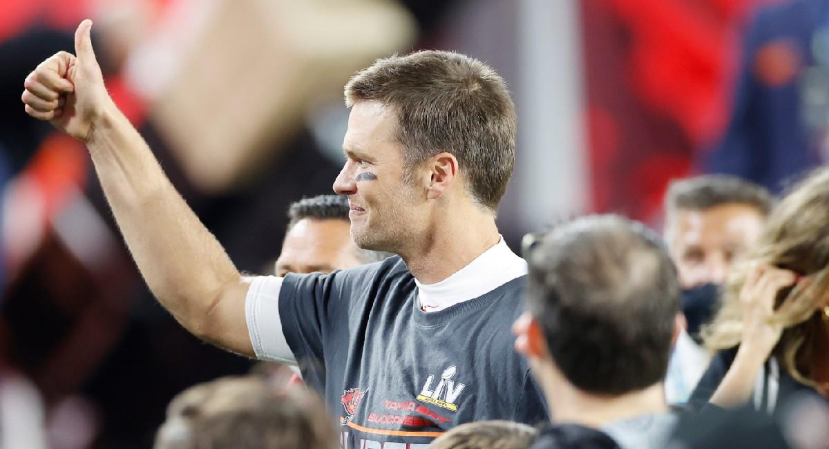Tom Brady, ganador del Super Bowl con los Buccaneers. Foto: EFE