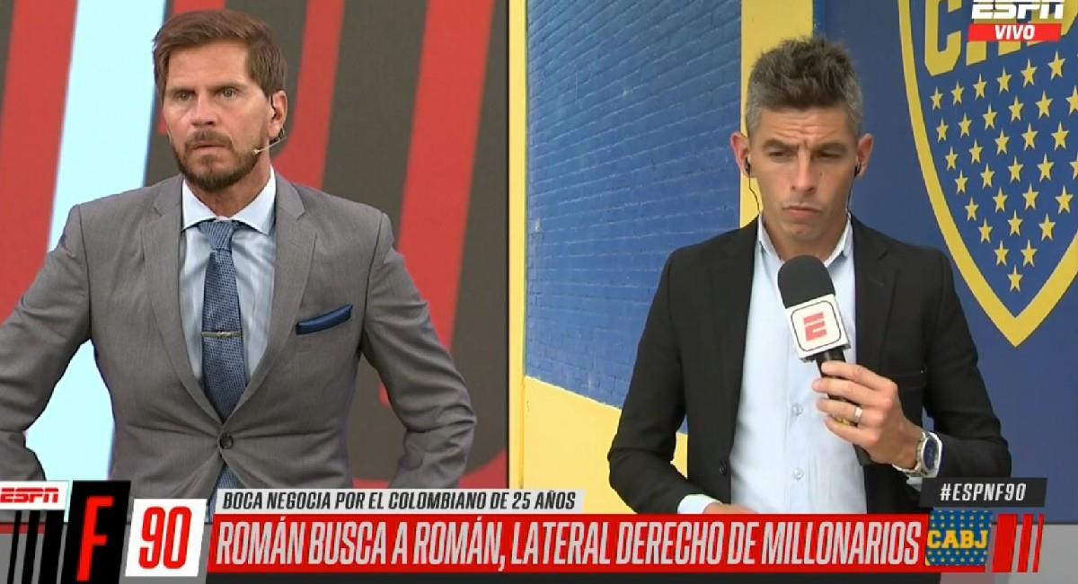 La prensa en Argentina aseguró que en pocas horas se conocería el futuro de Román en Boca Juniors. Foto: Twitter @ESPNArgentina