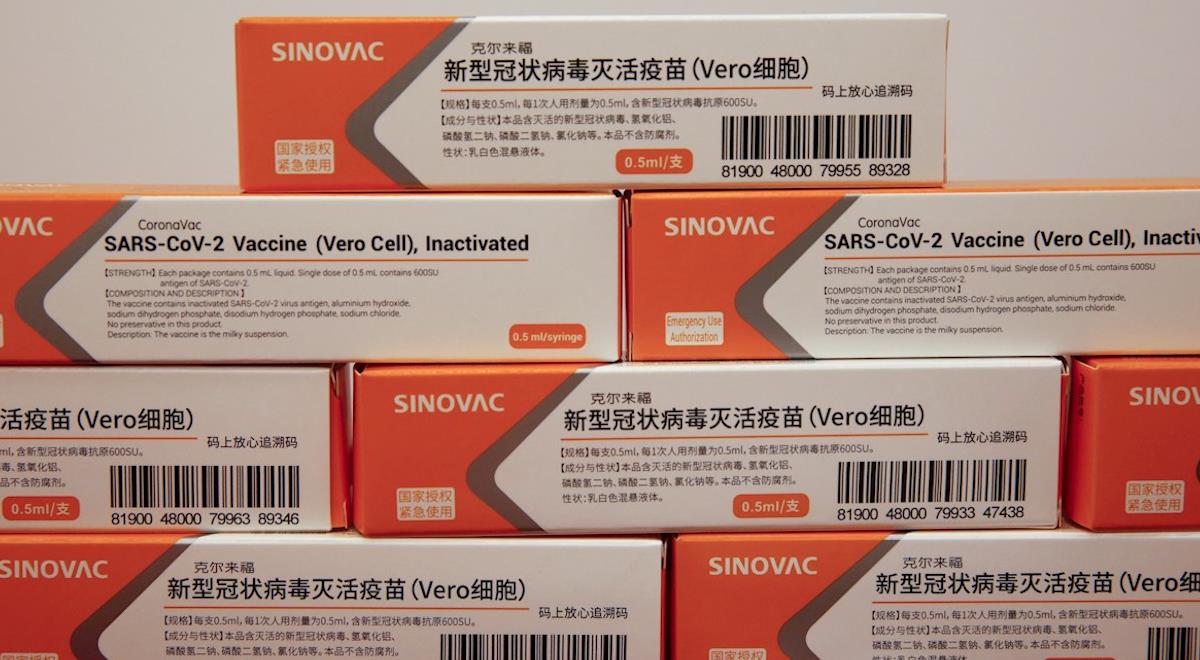 Vacuna china de Sinovac. Foto: EFE