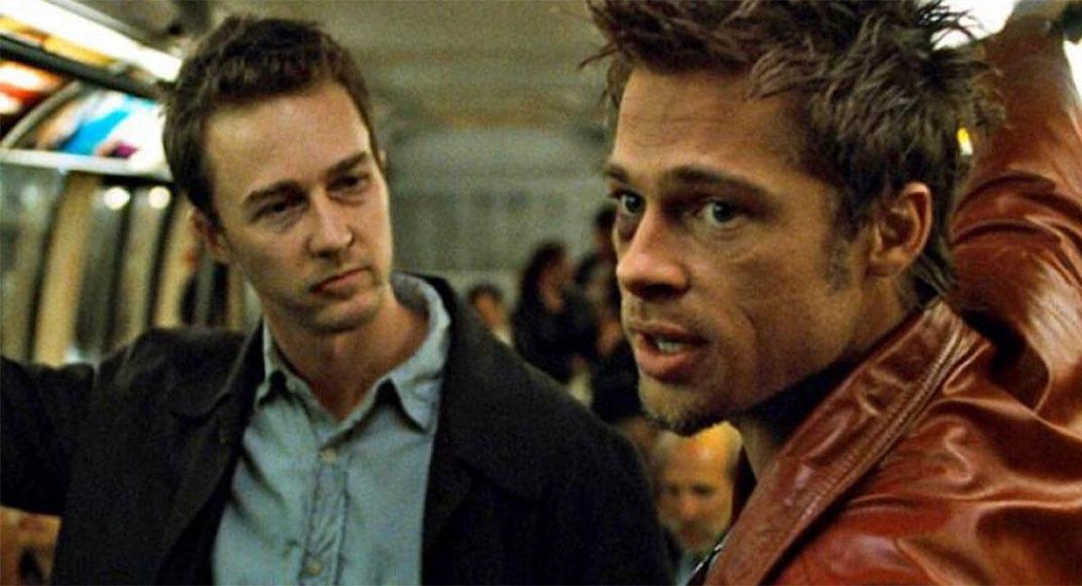 "El Club de la Pelea", con Edward Norton y Brad Pitt, es una de las grandes obras de David Fincher. Foto: Twitter @SensaCineMx