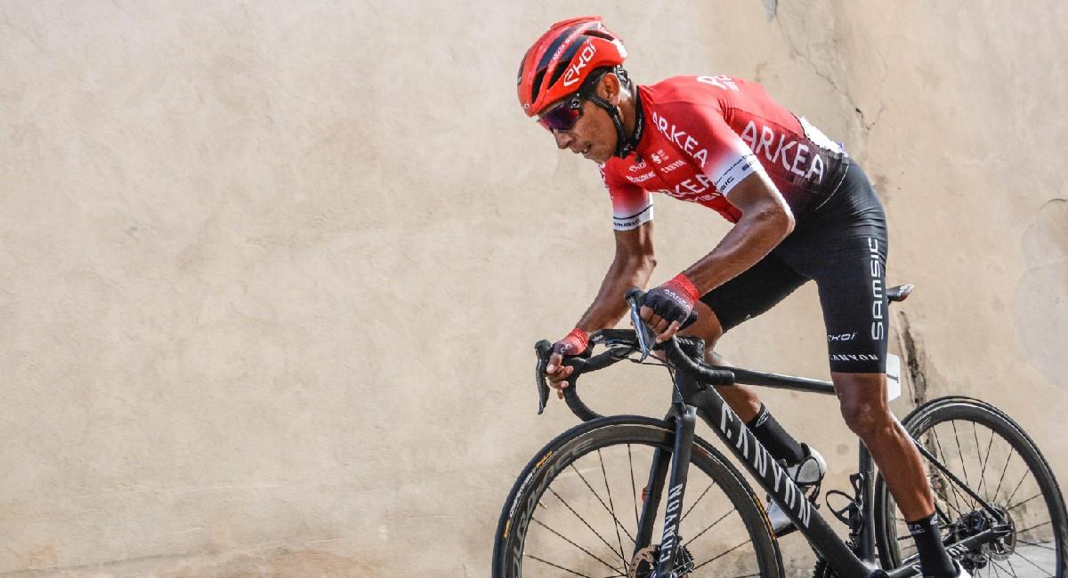 Nairo Quintana, pedalista del Arkea Samsic. Foto: Twitter @Arkea_Samsic