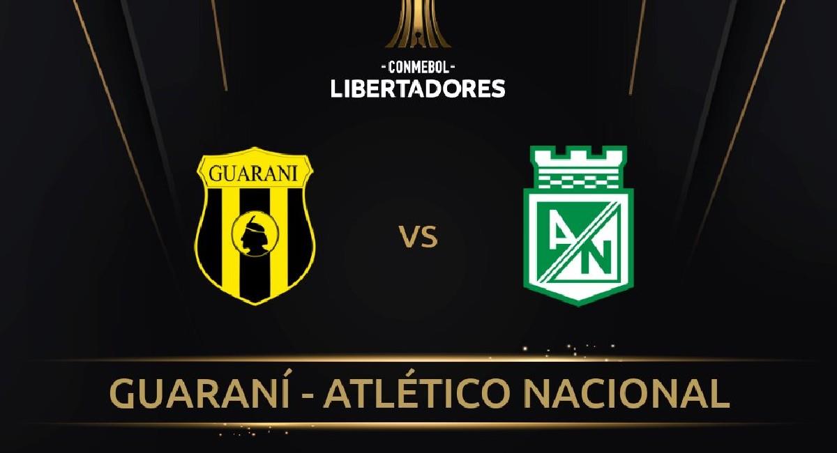 Atlético Nacional se medirá ante Guaraní el 11 de marzo por Copa Libertadores. Foto: Twitter @Libertadores