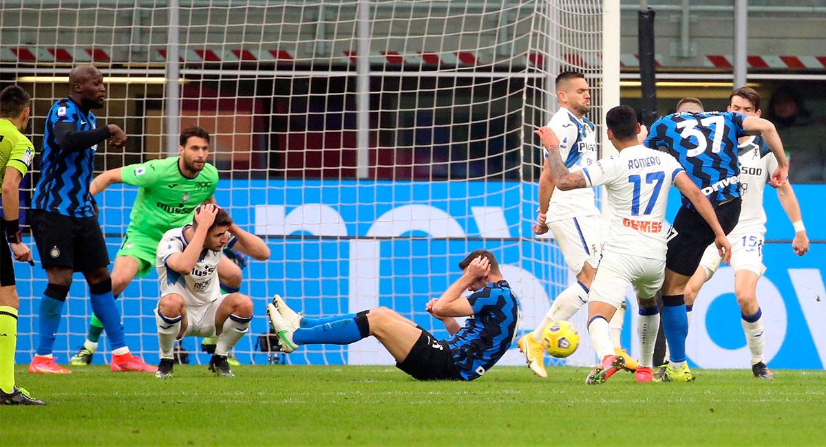 Atalanta fue derrotado por el líder de la Serie A, Inter de Milán. Foto: EFE