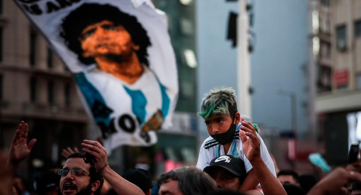 Maradona es ídolo en Argentina. Foto: EFE