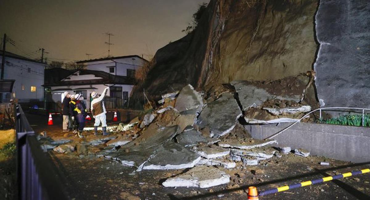 Un sismo de 7.2 se presentó en el norte de Japón y dejó algunos daños pero no se reportaron víctimas. Foto: Twitter @AristeguiOnline