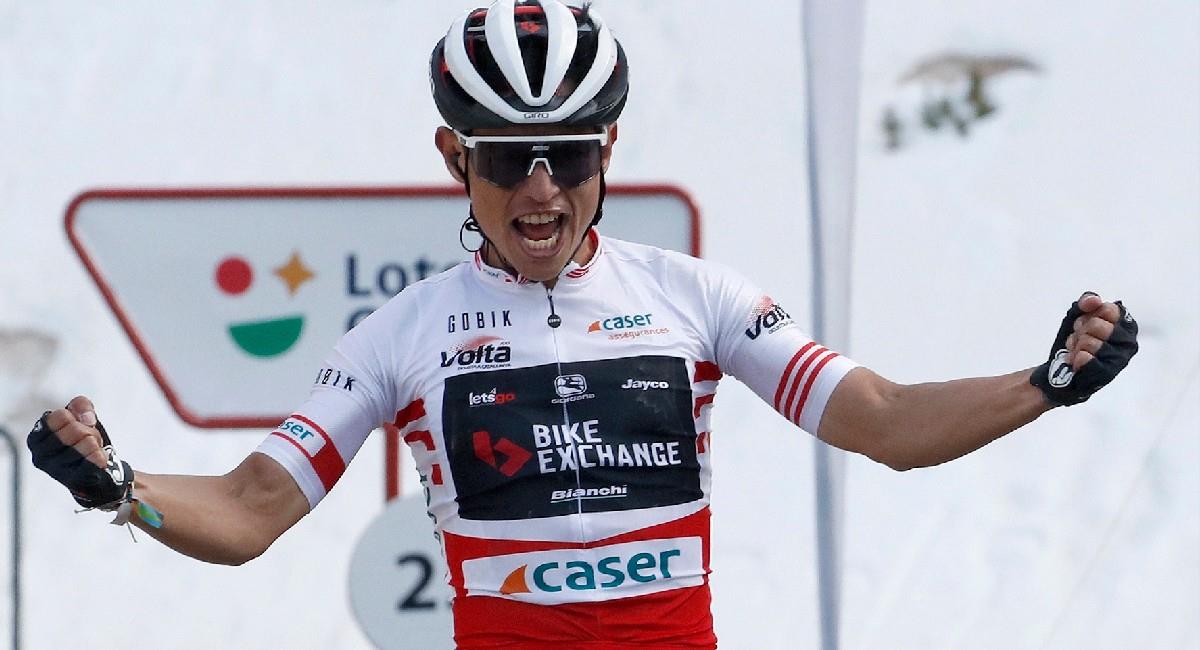Esteban Chaves gana la cuarta etapa de la Vuelta a Cataluña. Foto: EFE