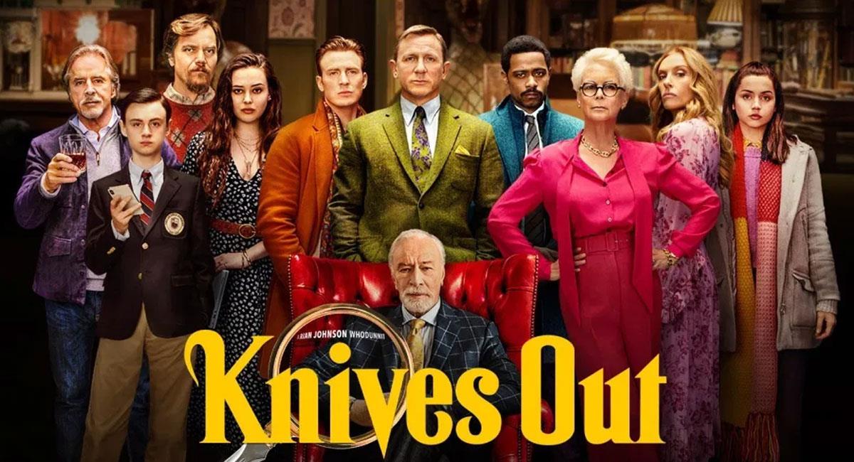 "Knives Out" fue otra de las grandes películas de 2019. Foto: Twitter @KnivesOut