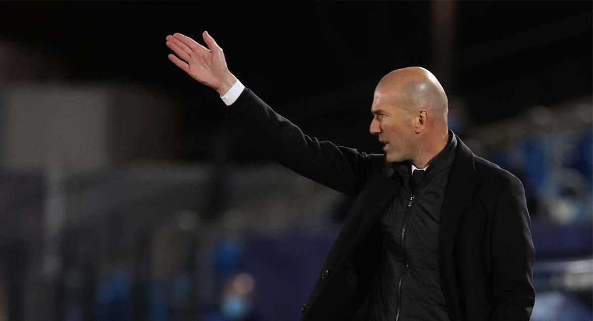 Zinedine Zidane, técnico del Real Madrid. Foto: EFE