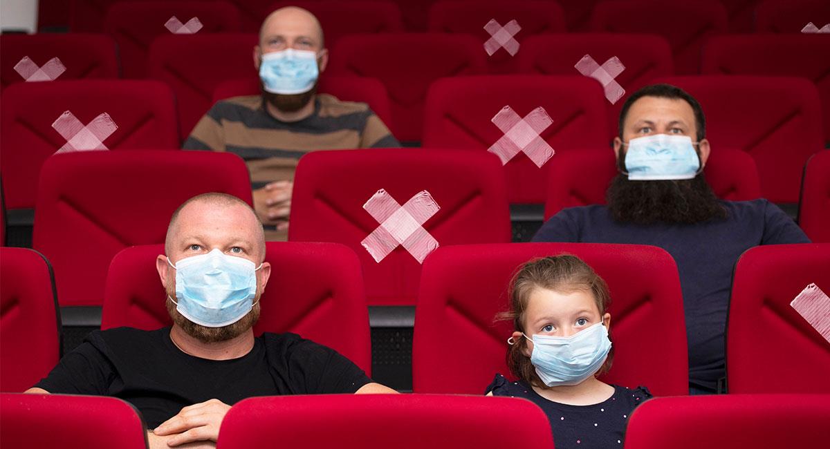 El cine se ha vuelto a reactivar tras varios meses de espera por la pandemia de la COVID-19. Foto: Shutterstock