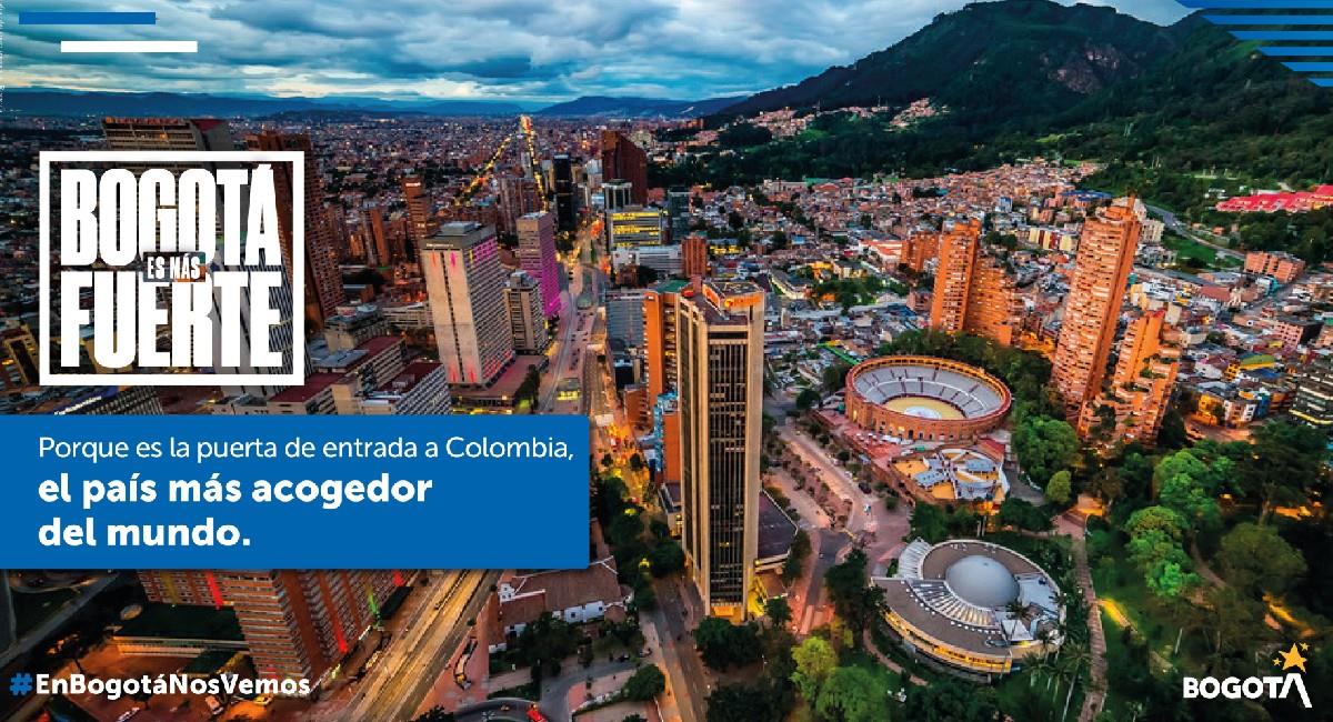 Bogotá quiere ser un destino preferido para los turistas nacionales y extranjeros. Foto: Twitter @IDTBogota